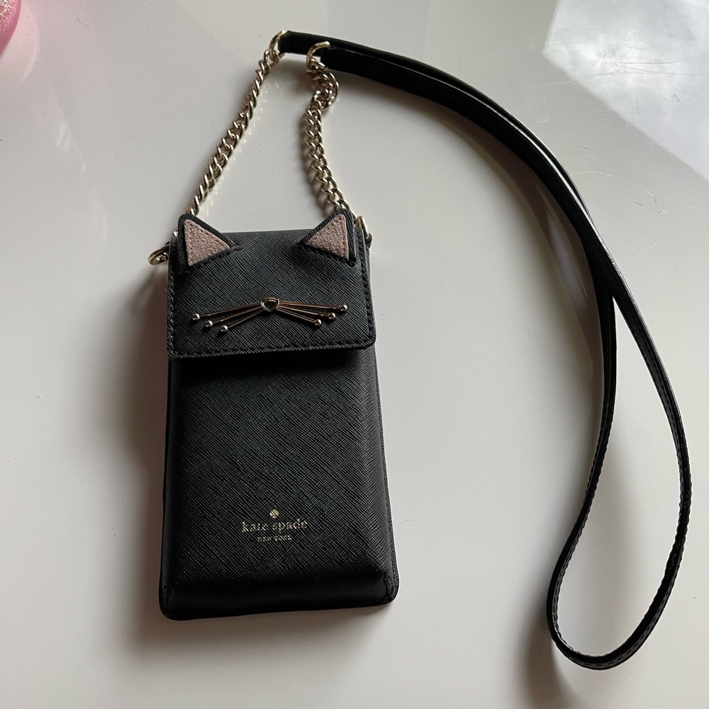 Kate Spade cat face cross body